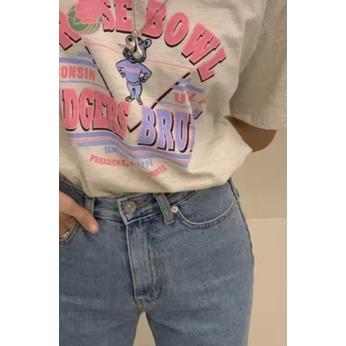 ᴋᴏʀᴇᴀ🇰🇷粉藍拼色可愛小熊T恤-細節圖4