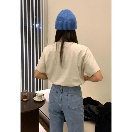 ᴋᴏʀᴇᴀ🇰🇷粉藍拼色可愛小熊T恤-細節圖9