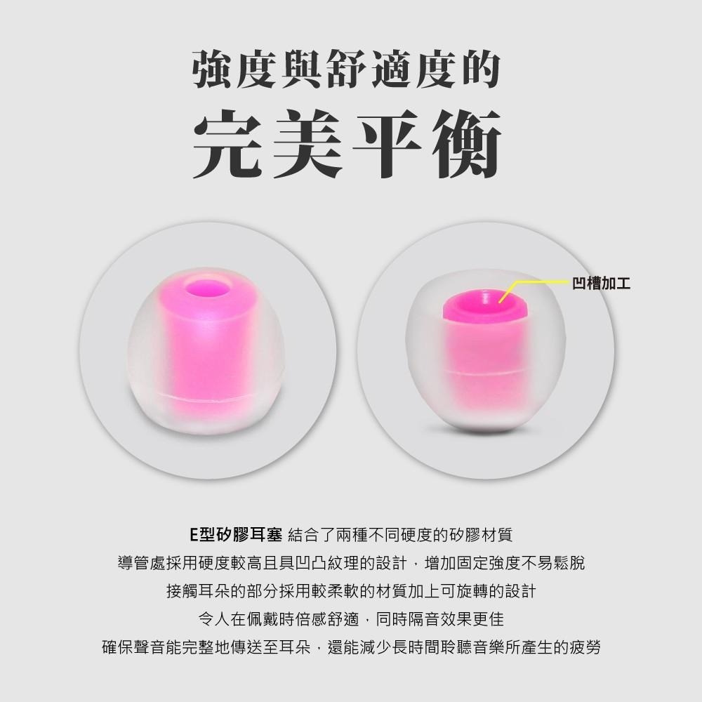 【日本 final】Type E 矽膠耳塞盒裝版 透明紅軸-細節圖2