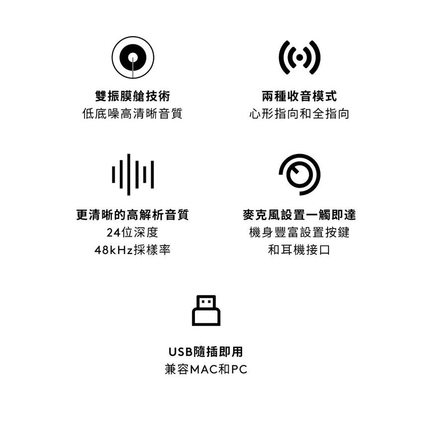 美國Blue Yeti Nano USB麥克風(太空灰) <傳奇的 BLUE 廣播聲音>(送海綿套)-細節圖3