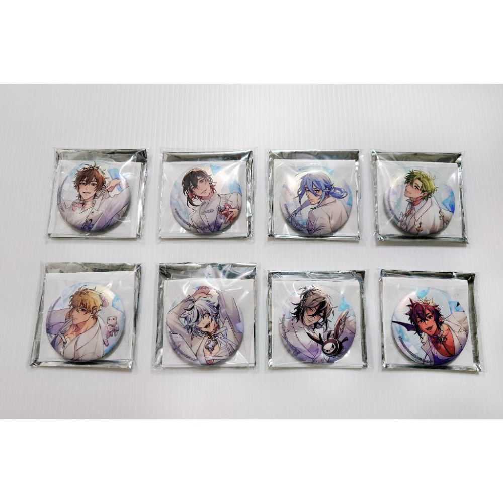 【新世界狂歡】原畫展 細閃徽章 ║ 伊得 八雲 艾德蒙特 奧利文 崑西 布儡 歛 墨菲 (現貨)-細節圖3