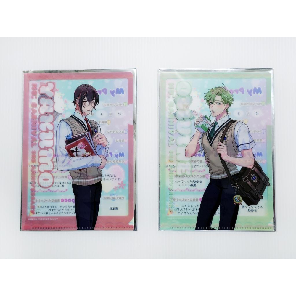 【新世界狂歡】安利美特咖啡 三週年 資料夾(日版) ║ 八雲 奧利文 (現貨)-細節圖2