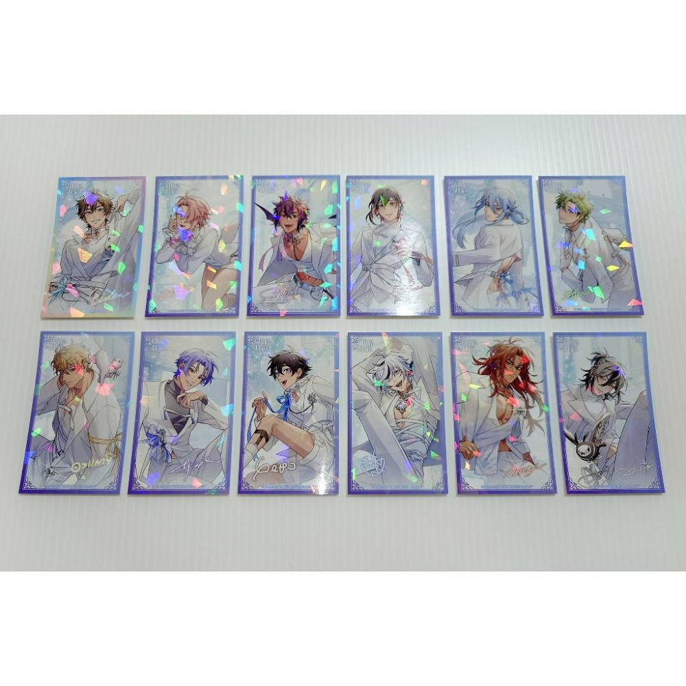 【新世界狂歡】原畫展 碎鑽閃卡 ║ 伊得 八雲 艾德蒙特 奧利文 崑西 玖夜 可爾 布儡 啖天 歛 使魔組 (現貨)-細節圖2