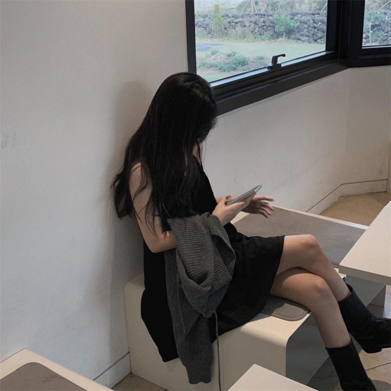 𝐔𝐌𝐄𝐎𝐖 𝐒𝐓𝐔𝐃𝐈𝐎 法式雲朵蛋糕 細肩帶綁帶連衣裙 洋裝-細節圖6