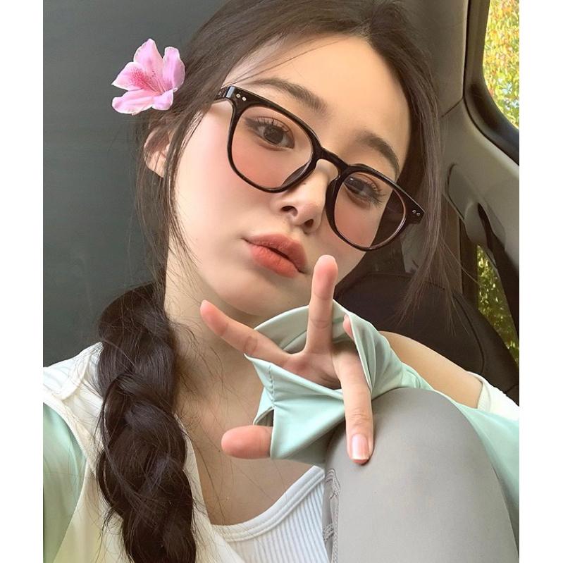 𝐔𝐌𝐄𝐎𝐖 𝐒𝐓𝐔𝐃𝐈𝐎 素顏神器✨純欲黑框腮紅眼鏡 平光鏡框-細節圖6