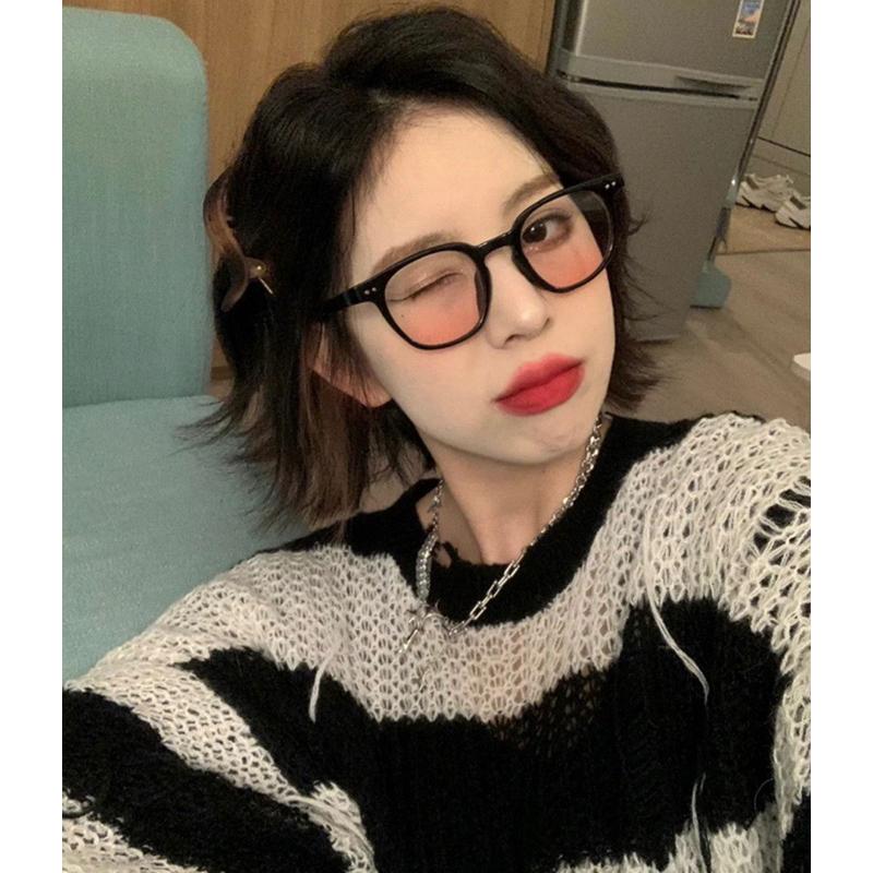 𝐔𝐌𝐄𝐎𝐖 𝐒𝐓𝐔𝐃𝐈𝐎 素顏神器✨純欲黑框腮紅眼鏡 平光鏡框-細節圖8