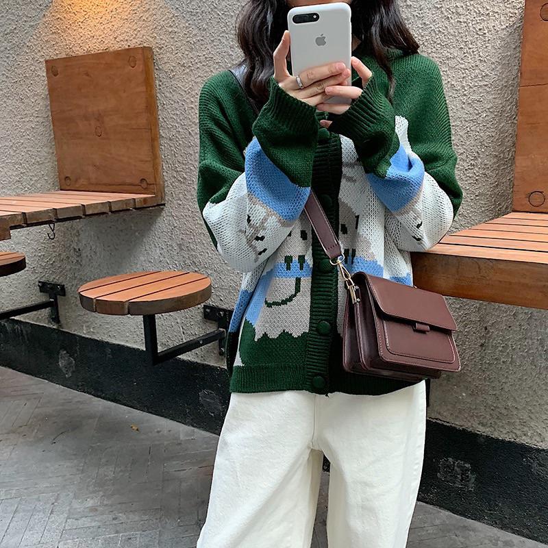 𝐔𝐌𝐄𝐎𝐖 𝐒𝐓𝐔𝐃𝐈𝐎 高級感大容量小方包（3colors）斜背包-細節圖7