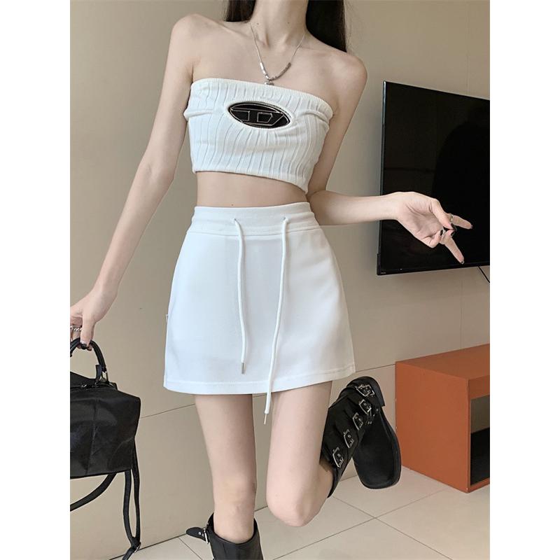 𝐔𝐌𝐄𝐎𝐖 𝐒𝐓𝐔𝐃𝐈𝐎 與妳相逢 抽繩棉包臀短裙（3colors）A字裙-細節圖7