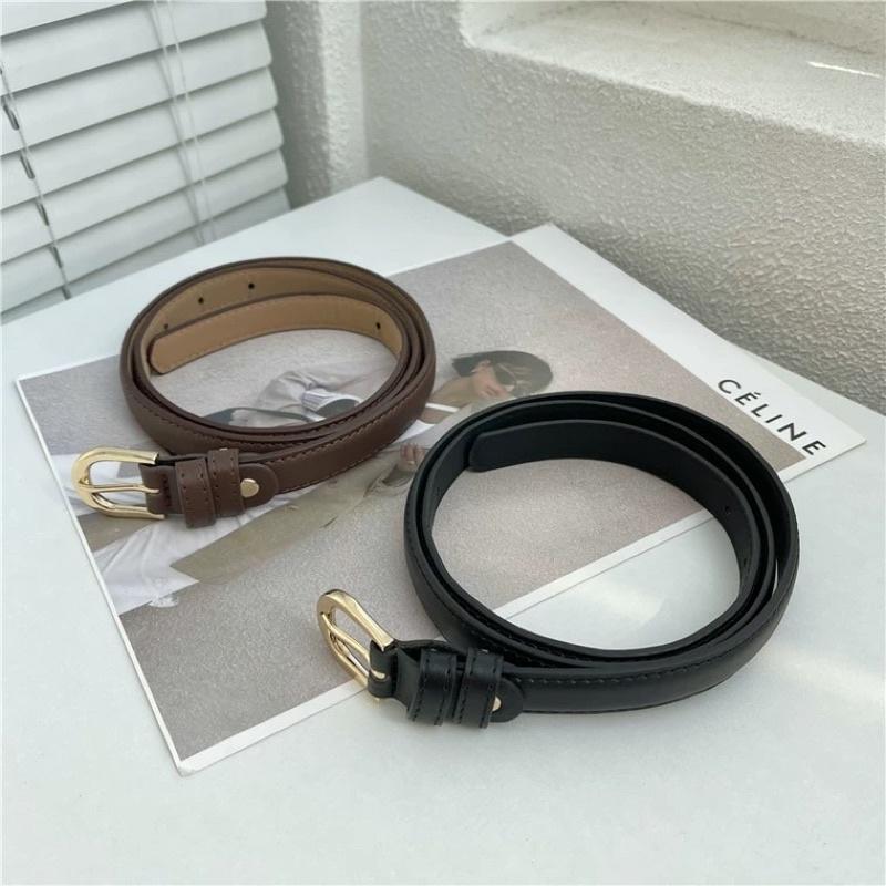 𝐔𝐌𝐄𝐎𝐖 𝐒𝐓𝐔𝐃𝐈𝐎 簡約百搭皮帶（2colors）-細節圖2