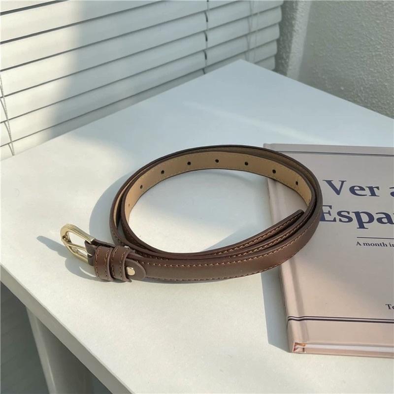 𝐔𝐌𝐄𝐎𝐖 𝐒𝐓𝐔𝐃𝐈𝐎 簡約百搭皮帶（2colors）-細節圖6