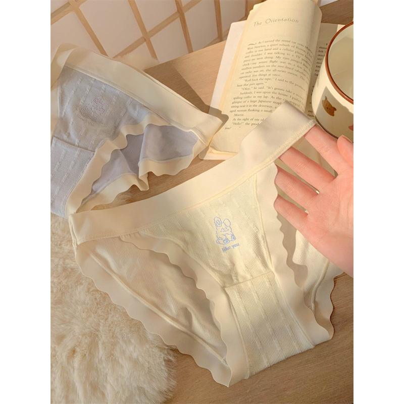 𝐔𝐌𝐄𝐎𝐖 𝐒𝐓𝐔𝐃𝐈𝐎 甜浪兔兔🐰高開衩無痕內褲 涼感莫代爾棉-細節圖2