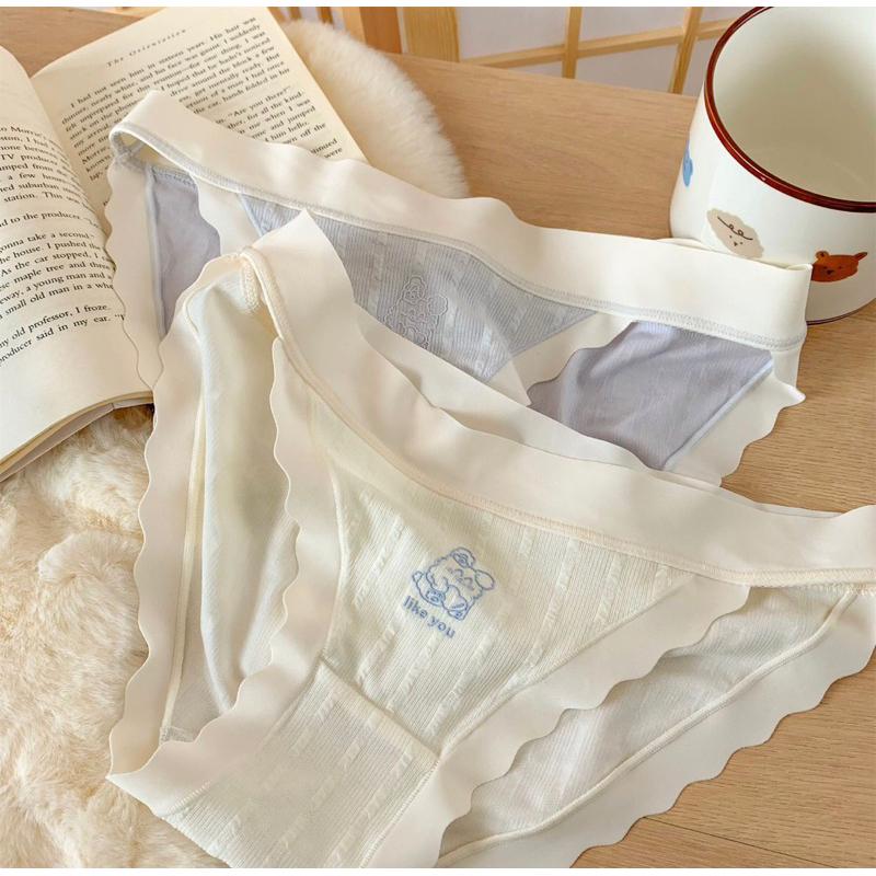𝐔𝐌𝐄𝐎𝐖 𝐒𝐓𝐔𝐃𝐈𝐎 甜浪兔兔🐰高開衩無痕內褲 涼感莫代爾棉-細節圖5