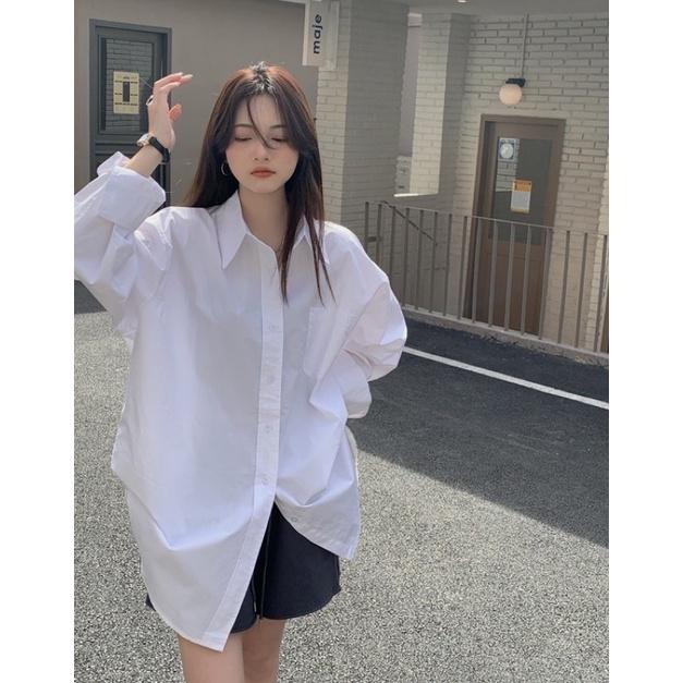 𝐔𝐌𝐄𝐎𝐖 𝐒𝐓𝐔𝐃𝐈𝐎 零距離 oversize長袖襯衫（2colors）薄襯衫 男友襯衫-細節圖8