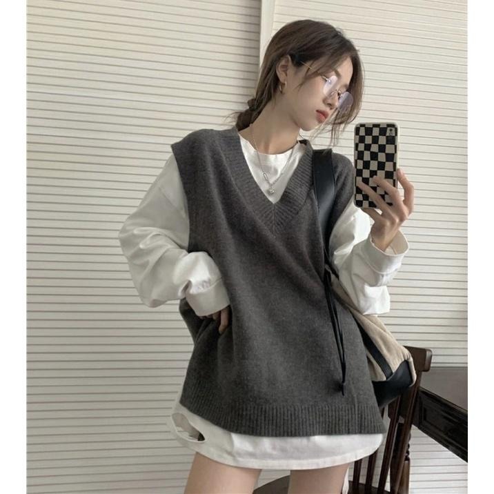 𝐔𝐌𝐄𝐎𝐖 𝐒𝐓𝐔𝐃𝐈𝐎 西岸的來信 開衩針織背心（2colors）馬甲-細節圖5