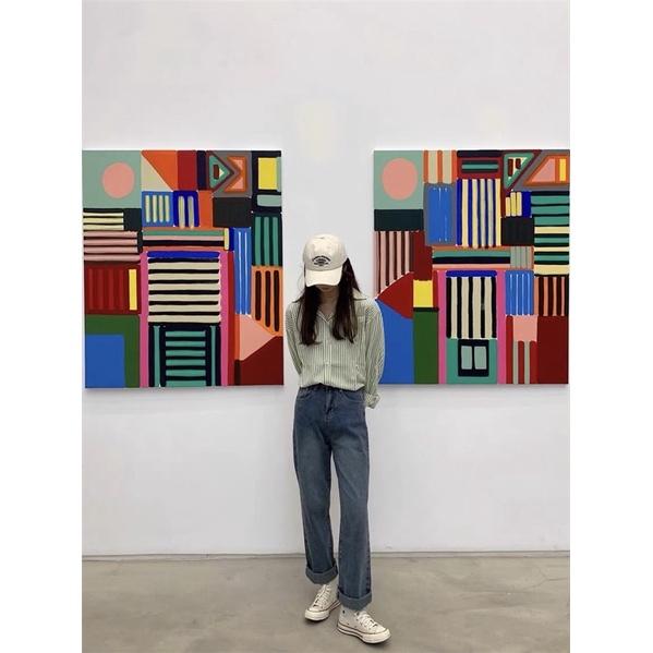 𝐔𝐌𝐄𝐎𝐖 𝐒𝐓𝐔𝐃𝐈𝐎 美式復古軟頂棒球帽🧢（7colors）-細節圖5