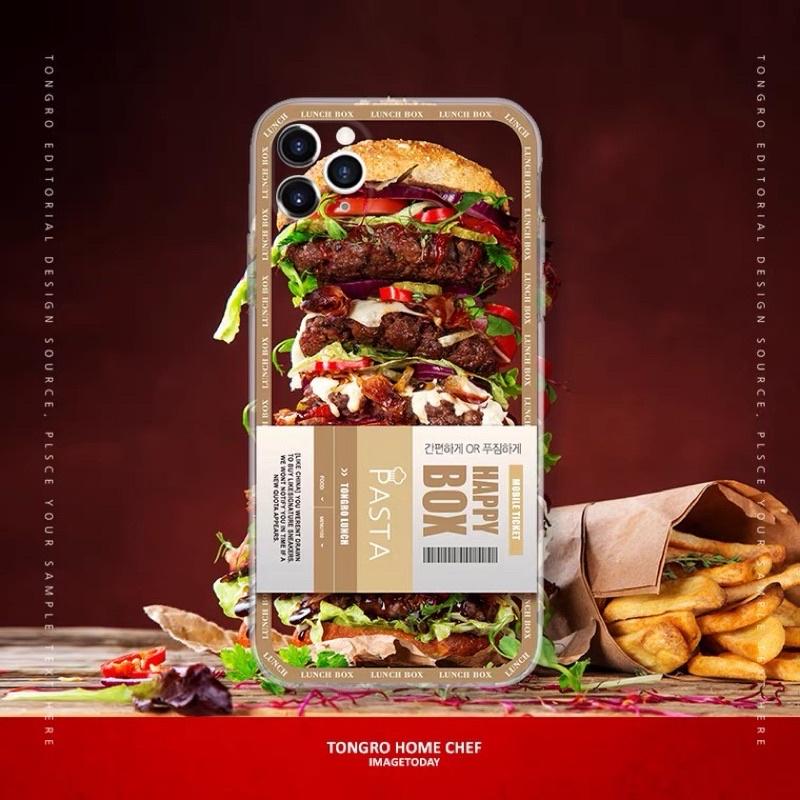 𝐔𝐌𝐄𝐎𝐖 𝐒𝐓𝐔𝐃𝐈𝐎 食物系列「漢堡🍔薯條🍟」手機殼 iPhone系列軟殼 Huawei華為手機殼-細節圖2