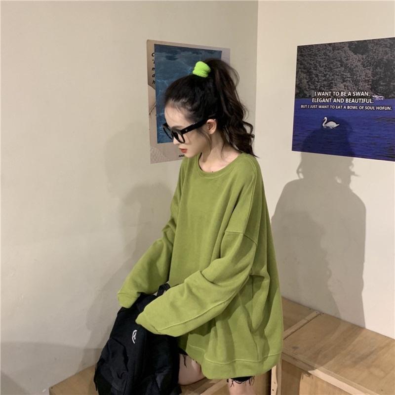 𝐔𝐌𝐄𝐎𝐖 𝐒𝐓𝐔𝐃𝐈𝐎 oversize寬鬆大學T（6colors）長袖上衣-細節圖6