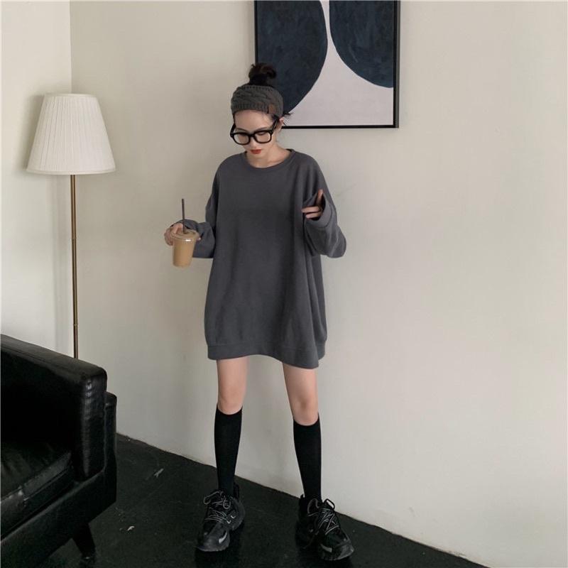 𝐔𝐌𝐄𝐎𝐖 𝐒𝐓𝐔𝐃𝐈𝐎 oversize寬鬆大學T（6colors）長袖上衣-細節圖8