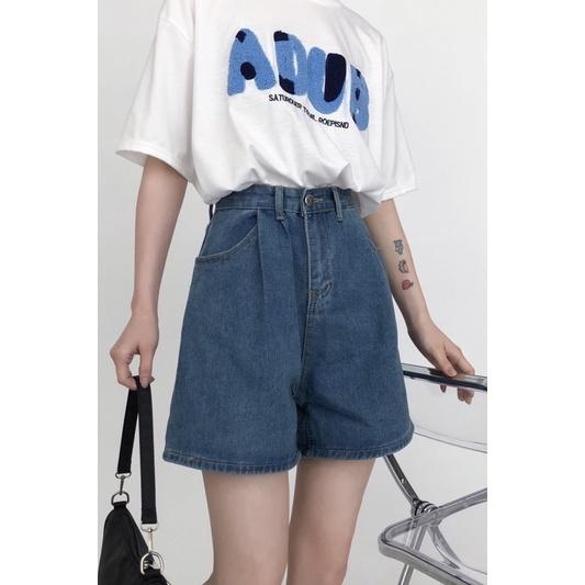 ［大尺碼到5XL］𝐔𝐌𝐄𝐎𝐖 𝐒𝐓𝐔𝐃𝐈𝐎 借妳勇敢 牛仔五分褲 短褲-細節圖2