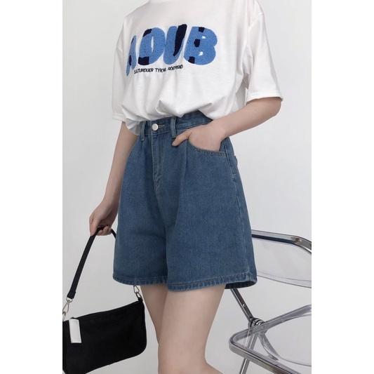 ［大尺碼到5XL］𝐔𝐌𝐄𝐎𝐖 𝐒𝐓𝐔𝐃𝐈𝐎 借妳勇敢 牛仔五分褲 短褲-細節圖4