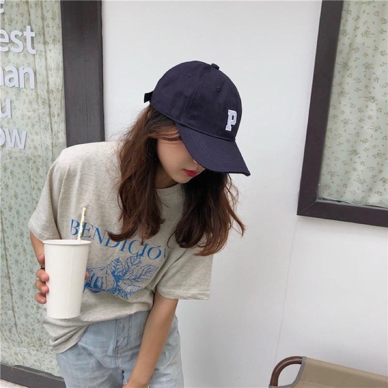 𝐔𝐌𝐄𝐎𝐖 𝐒𝐓𝐔𝐃𝐈𝐎 字母P棒球帽（4colors）🧢刺繡 純棉 軟頂-細節圖3