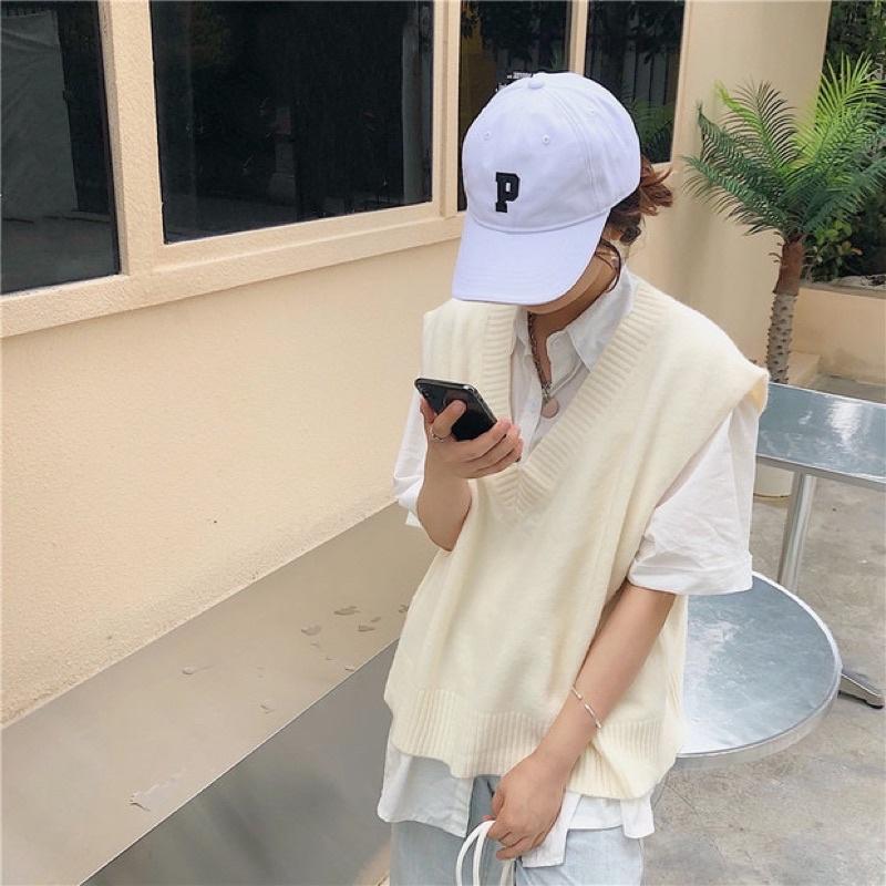 𝐔𝐌𝐄𝐎𝐖 𝐒𝐓𝐔𝐃𝐈𝐎 字母P棒球帽（4colors）🧢刺繡 純棉 軟頂-細節圖6