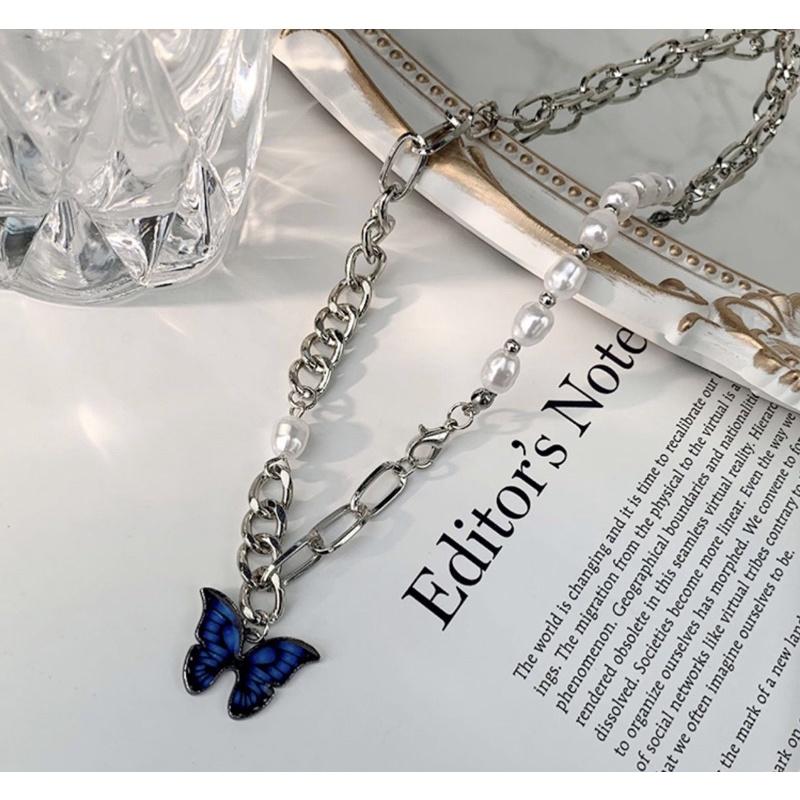 𝐔𝐌𝐄𝐎𝐖 𝐒𝐓𝐔𝐃𝐈𝐎 蝴蝶珍珠項鍊🦋Butterfly Necklace-細節圖2