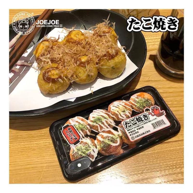 𝐔𝐌𝐄𝐎𝐖 𝐒𝐓𝐔𝐃𝐈𝐎 食物系列「章魚燒🐙」章魚小丸子手機殼 iPhone系列軟殼-細節圖3