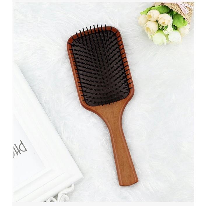 𝐔𝐌𝐄𝐎𝐖 𝐒𝐓𝐔𝐃𝐈𝐎 木質氣墊梳子 實木氣囊按摩頭皮梳子 櫸木梳子-細節圖3