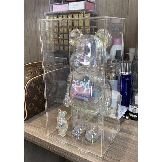 ［現貨］𝐔𝐌𝐄𝐎𝐖🏷️Be@rbrick🐻400% 500%壓克力展示盒 bearbrick🧸庫柏力克熊公仔盒-細節圖2