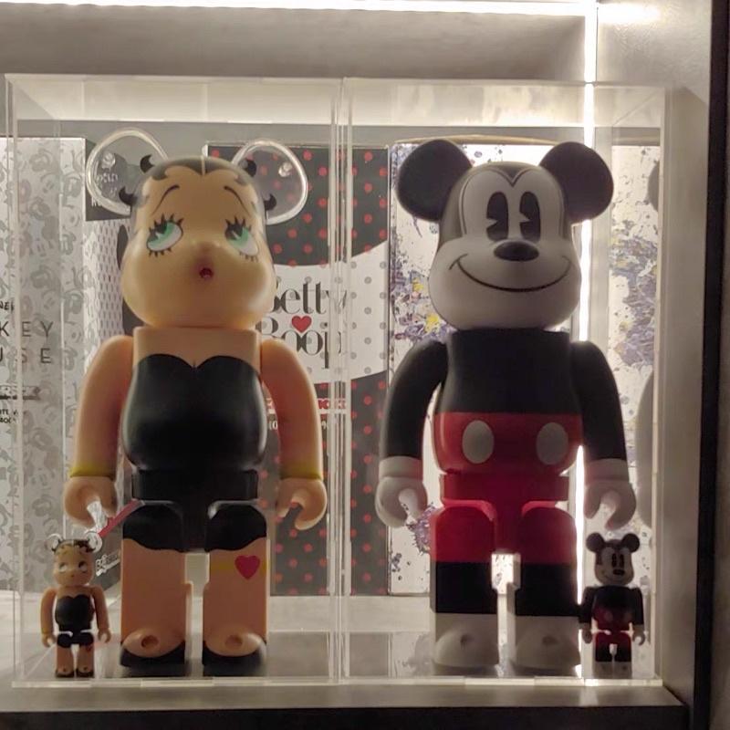 ［現貨］𝐔𝐌𝐄𝐎𝐖🏷️Be@rbrick🐻400% 500%壓克力展示盒 bearbrick🧸庫柏力克熊公仔盒-細節圖7
