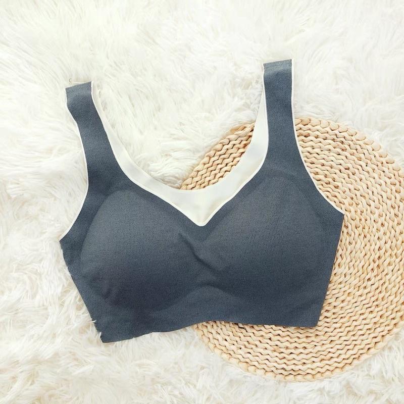 𝐔𝐌𝐄𝐎𝐖 𝐒𝐓𝐔𝐃𝐈𝐎 QQの奶凍 無痕內衣（6colors）無鋼圈bra背心 運動內衣 bra top-細節圖3