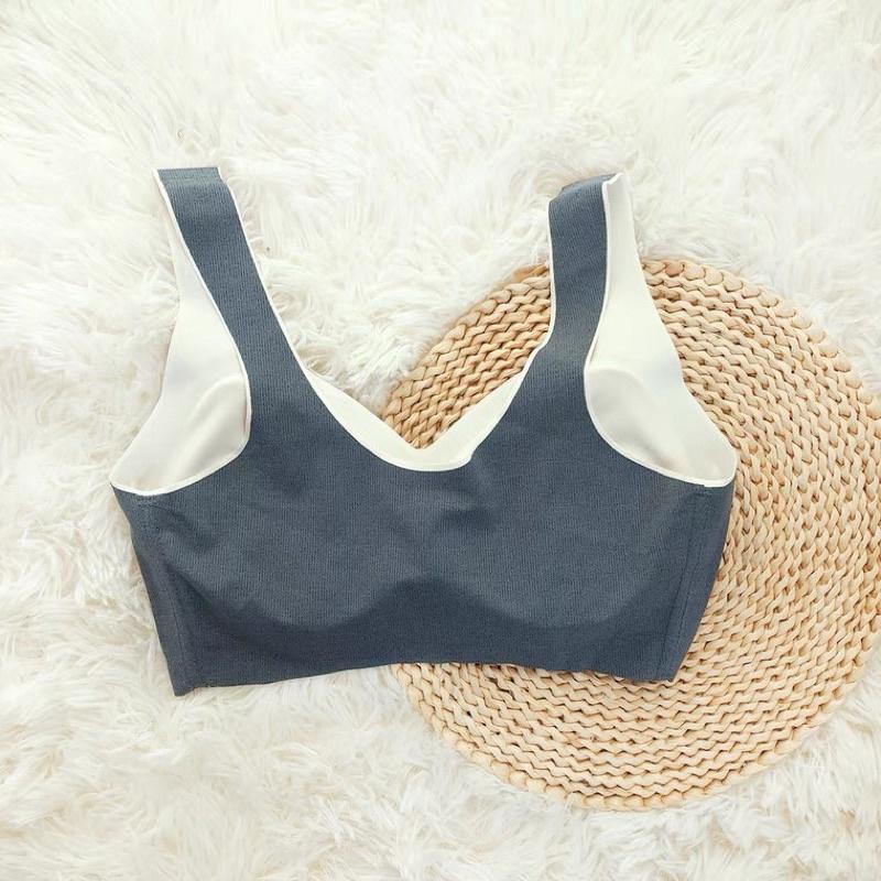 𝐔𝐌𝐄𝐎𝐖 𝐒𝐓𝐔𝐃𝐈𝐎 QQの奶凍 無痕內衣（6colors）無鋼圈bra背心 運動內衣 bra top-細節圖6