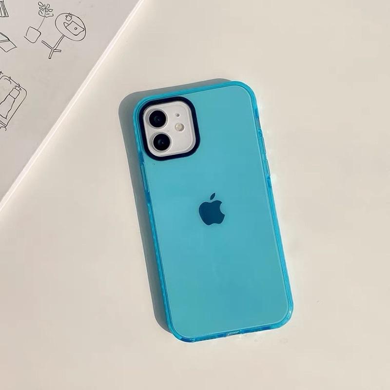 𝐔𝐌𝐄𝐎𝐖 𝐒𝐓𝐔𝐃𝐈𝐎 涼爽清透の藍色手機殼 iphone系列 透明軟殼-細節圖3