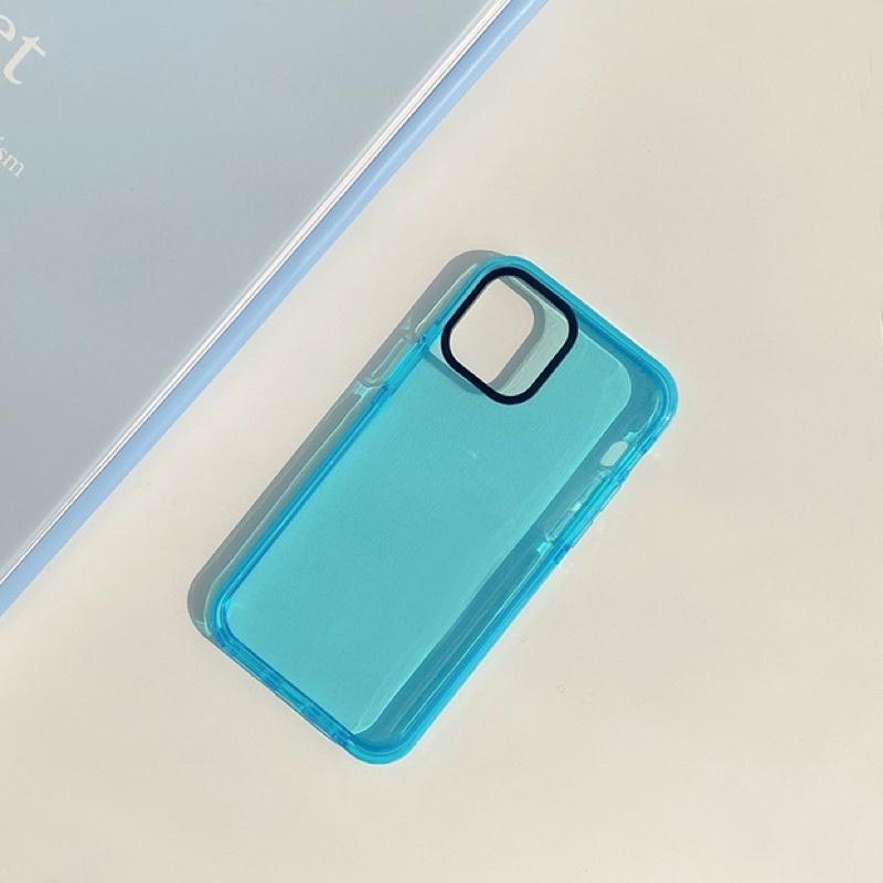 𝐔𝐌𝐄𝐎𝐖 𝐒𝐓𝐔𝐃𝐈𝐎 涼爽清透の藍色手機殼 iphone系列 透明軟殼-細節圖4