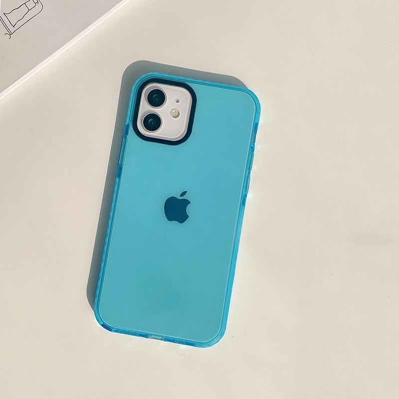 𝐔𝐌𝐄𝐎𝐖 𝐒𝐓𝐔𝐃𝐈𝐎 涼爽清透の藍色手機殼 iphone系列 透明軟殼-細節圖5