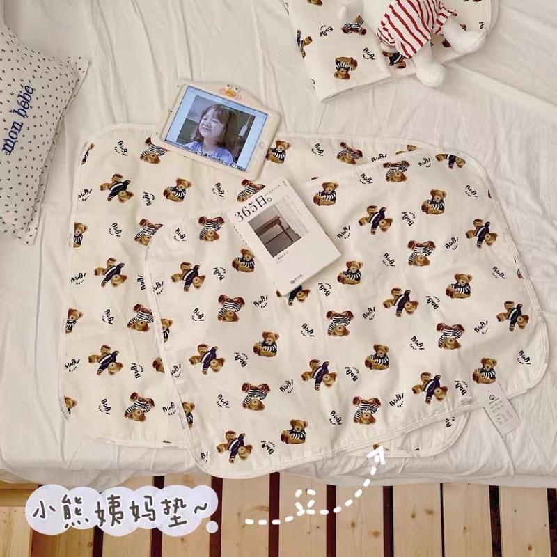 𝐔𝐌𝐄𝐎𝐖 𝐒𝐓𝐔𝐃𝐈𝐎 小熊🧸防漏月經墊子 可水洗 防水墊 防漏墊 那個來側漏 泰迪熊-細節圖2