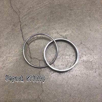 𝐔𝐌𝐄𝐎𝐖 𝐒𝐓𝐔𝐃𝐈𝐎 鏡面雙環疊戴手環-細節圖5