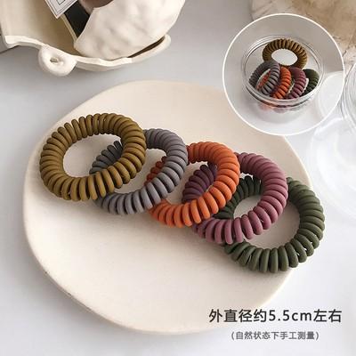 𝐔𝐌𝐄𝐎𝐖 𝐒𝐓𝐔𝐃𝐈𝐎 高級霧面質感の電話線髮圈 無痕髮圈 罐裝-細節圖2