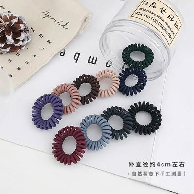 𝐔𝐌𝐄𝐎𝐖 𝐒𝐓𝐔𝐃𝐈𝐎 高級霧面質感の電話線髮圈 無痕髮圈 罐裝-細節圖4