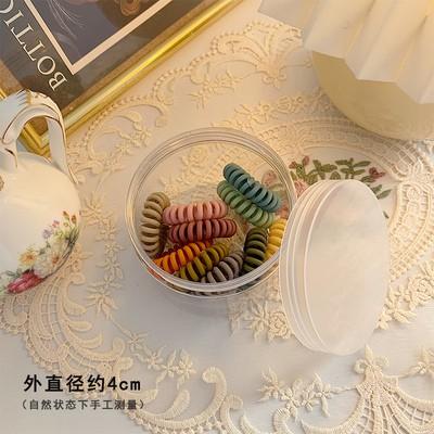 𝐔𝐌𝐄𝐎𝐖 𝐒𝐓𝐔𝐃𝐈𝐎 高級霧面質感の電話線髮圈 無痕髮圈 罐裝-細節圖5