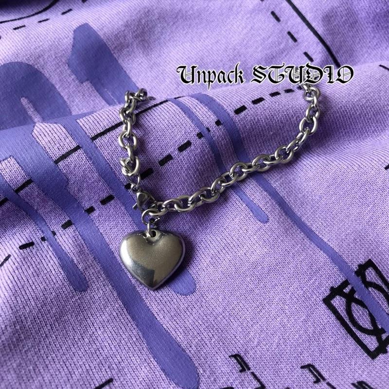 𝐔𝐌𝐄𝐎𝐖 𝐒𝐓𝐔𝐃𝐈𝐎 心形鏈條手鍊⛓️-細節圖2