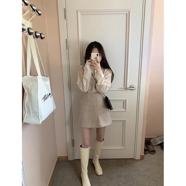 𝐔𝐌𝐄𝐎𝐖 𝐒𝐓𝐔𝐃𝐈𝐎 特別の愛心釦♡短版針織毛衣（4colors）開衫 上衣 外套-細節圖5