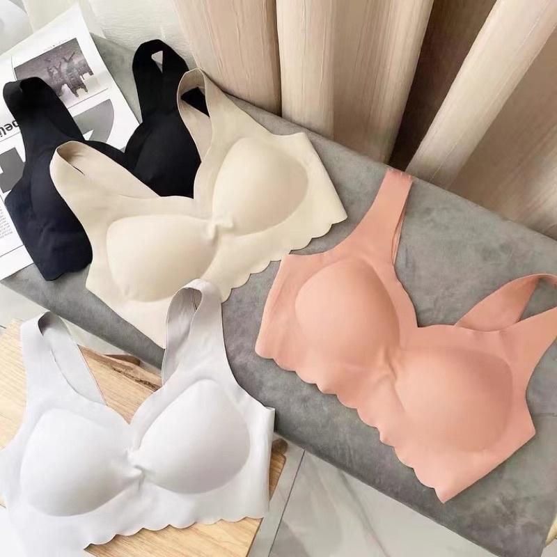 ［大尺碼到6XL］𝐔𝐌𝐄𝐎𝐖 𝐒𝐓𝐔𝐃𝐈𝐎 大胸友好♡超親膚寬肩帶大包容無痕內衣（4colors）無鋼圈運動內衣 大罩杯-細節圖2