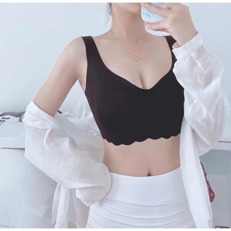 ［大尺碼到6XL］𝐔𝐌𝐄𝐎𝐖 𝐒𝐓𝐔𝐃𝐈𝐎 大胸友好♡超親膚寬肩帶大包容無痕內衣（4colors）無鋼圈運動內衣 大罩杯-細節圖3