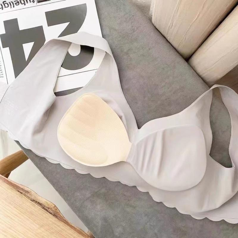 ［大尺碼到6XL］𝐔𝐌𝐄𝐎𝐖 𝐒𝐓𝐔𝐃𝐈𝐎 大胸友好♡超親膚寬肩帶大包容無痕內衣（4colors）無鋼圈運動內衣 大罩杯-細節圖5