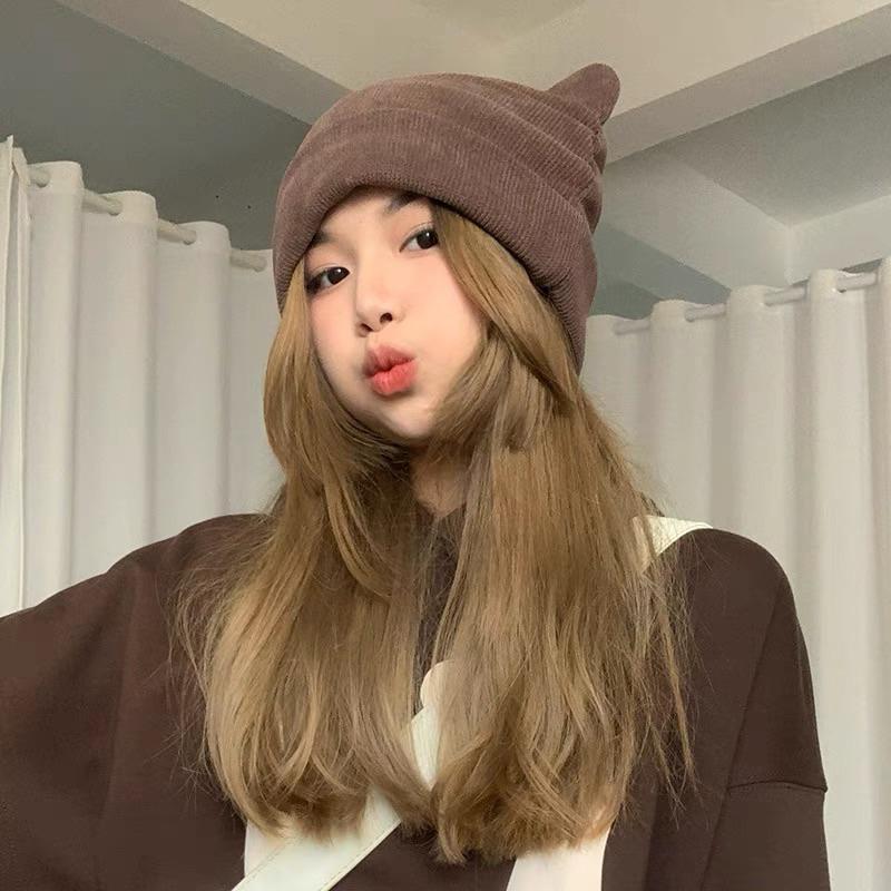 11月新品⛄️𝐔𝐌𝐄𝐎𝐖 𝐒𝐓𝐔𝐃𝐈𝐎 軟萌可愛小貓耳針織毛帽（2colors）-細節圖5