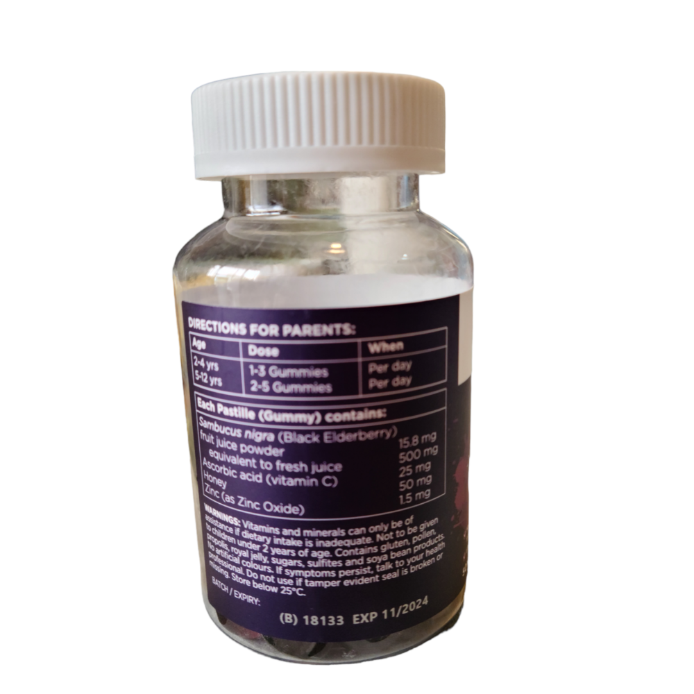 🔆現貨・正貨🔆澳洲🇦🇺Sambucol 兒童提升免疫黑接骨木維他命C+鋅軟糖 50粒-細節圖5