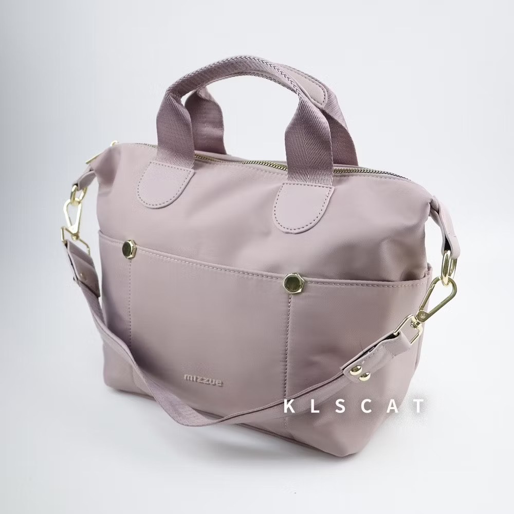 MIZZUE 三用防水波士頓包 防撥水 多口袋輕量化尼龍托特包 水餃包 托特包 波士頓包 RS001-規格圖6