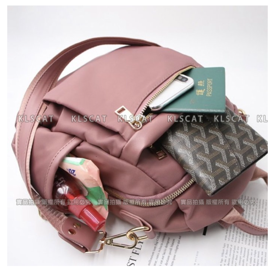 MIZZUE 防潑水三用尼龍後背包  小後背包 媽媽包 防潑水 尼龍後背包 女生後背包 中款 G621-細節圖3